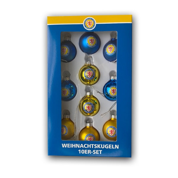 Weihnachtskugeln 10erSet I Offizieller Eintracht Braunschweig