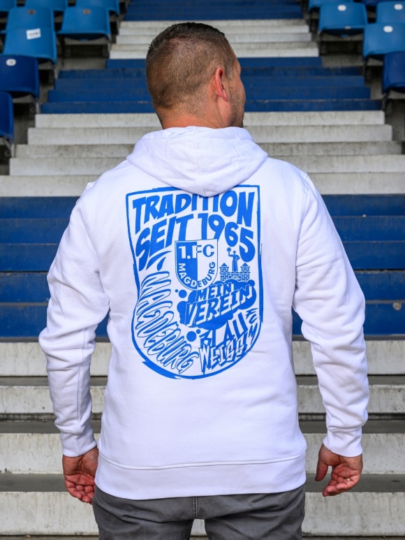 EIN Leben Lang Magdeburg Kapuzenpullover – Herren Hoodie Mit Skyline-Design, 80% Baumwolle, Größen S-XXXXL