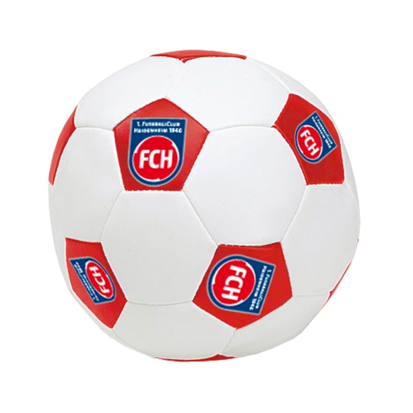 Weißroter Fußball I 1. FC Heidenheim 1846 by Liha Werbung