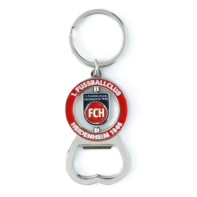 Schlüsselanhänger Flaschenöffner rot