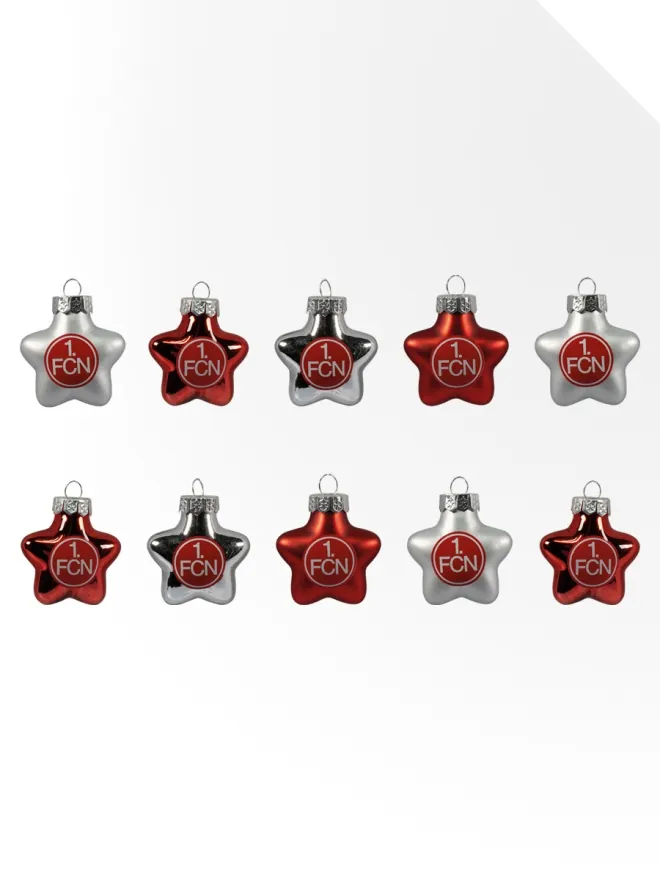 Christbaumsterne 10er-Set