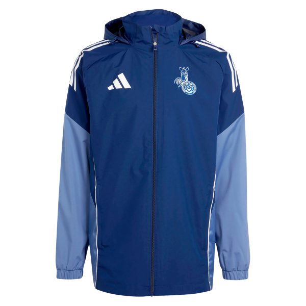 Regenjacke in royalblau und hellblau