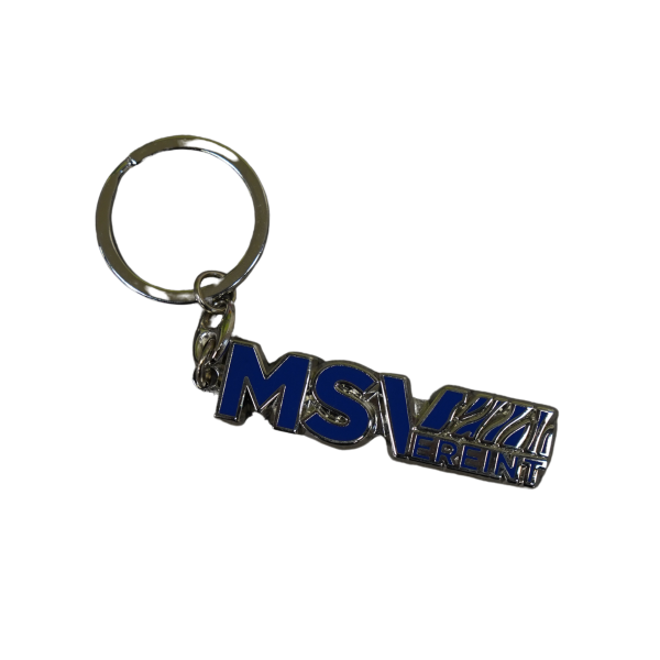 Schlüsselanhänger aus Metall mit dem Motto MSVereint